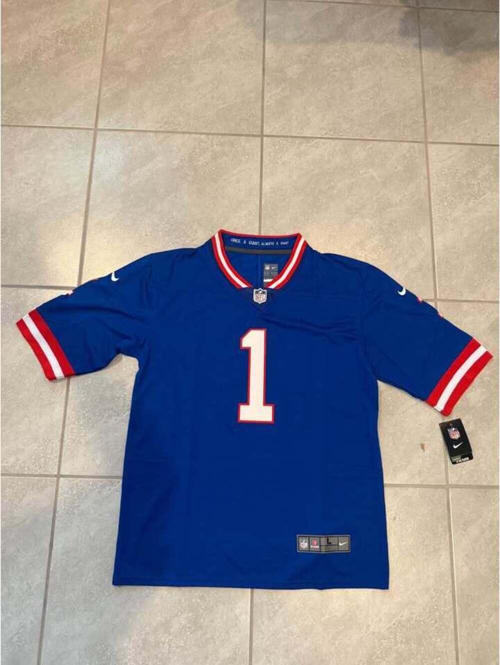 Malik Nabers New York Giants Jersey Adult Large